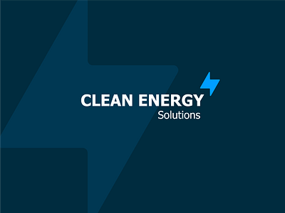 Clean Energy Solutions brand branding clean clean energy clean energy solutions concept exploration design energy company identity logo minimalist
