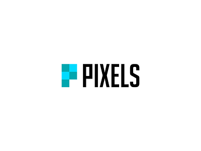 Pixels brand branding clean design identity logo minimalist pixels