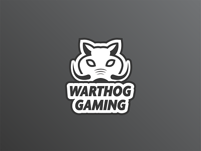 Warthog Gaming brand identity branding esports gaming logo mascots minimalist warthog
