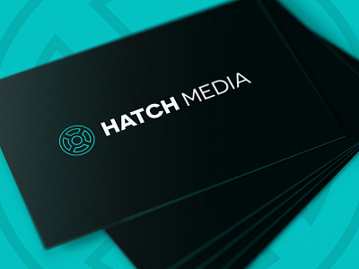 Hatch Media brand branding clean design designer hatch identity logo media minimalist mockup stationery