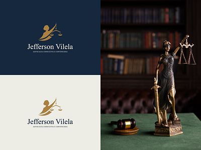Jefferson Vilela attorney brand branding clean design firm identity law lawyer logo minimalist visual