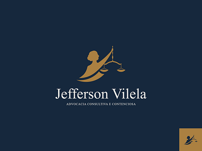 Jefferson Vilela attorney brand branding clean design firm identity law lawyer logo minimalist visual