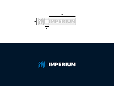 Imperium branding clean fibonacci golden ratio identity imperium lockup logo minimalist visual