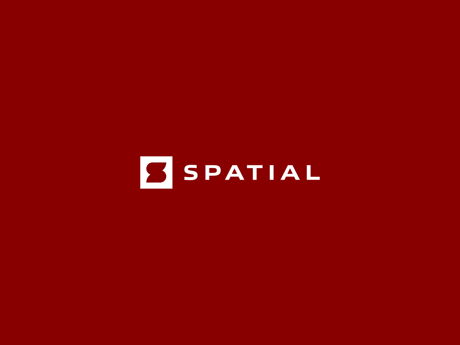 Spatial brand identity branding company logo logo logotype minimalist personal project spatial visual identity