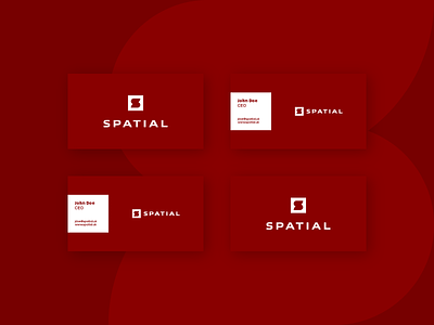 Spatial branding business card design logo design logo designer minimalist design spatial visual identity