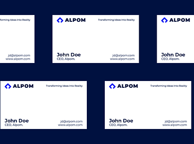 Alpom agency alpom branding development logo design logotype minimalist design personal projects technology company visual identity
