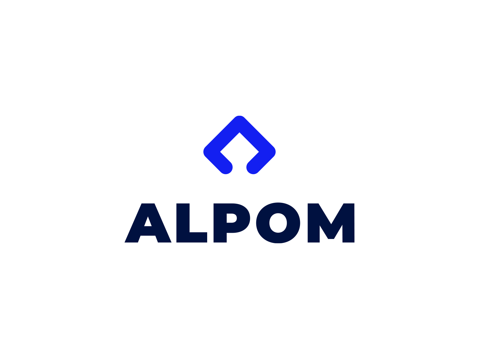Alpom alpom branding development agency graphic design logo design minimalist visual identity