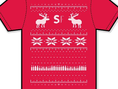 SpareFoot Sweater Tee christmas moose sweaters