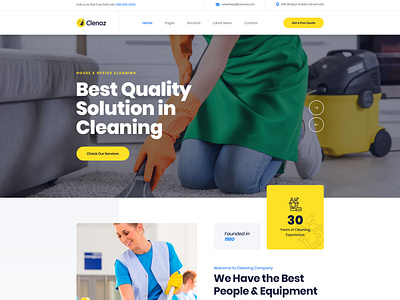 Clenoz - Cleaning Business Service Wordpress Theme