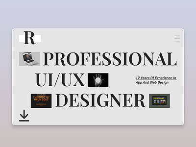 Portfolio Website Design for creative or professionals design illustration agency ui web web design