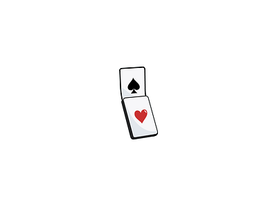 Poker Logo illustraion logo design logomark logos online gaming poker cards poker online