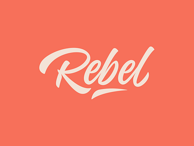 Rebel - Logo branding calligraphy collection design free hand lettering lettering logo logotype script type typo typography