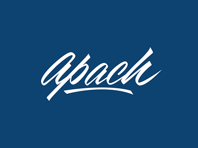 Apach - Logo for Dancer branding calligraphy clothing design free hand lettering lettering logo logotype script streetwear type typo typography vector