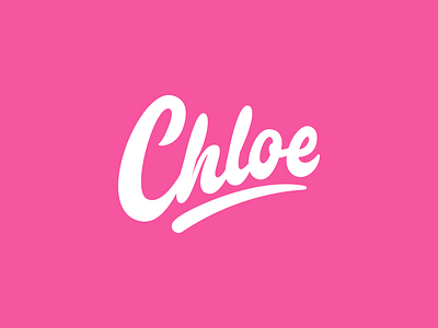 Chloe - Personal Logo by Yevdokimov Type on Dribbble