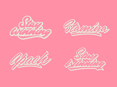 Lettering Collection branding calligraphy clothing collection design free hand lettering lettering logo logotype script sketch streetwear type typo typography vector