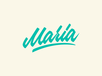 Maria - Logo for Photographer branding calligraphy clothing collection design free hand lettering lettering logo logotype mark packaging script sketch streetwear type typo typography vector