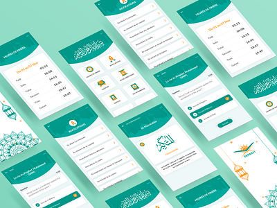 Daradji : Islamic educational app app concept app design app designers design app design inspiration education app educational islamic mobile app mobile ui mobile ux ui design ux design