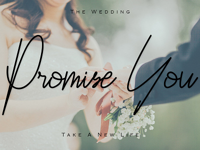 The wedding promise you project testing branding cool design font lettering packaging font script signature signaturefont type typeface typography