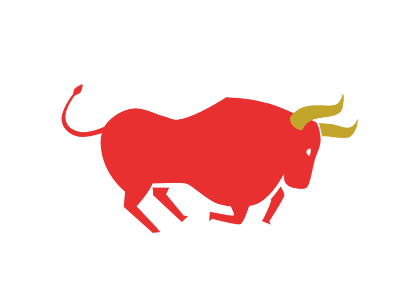 Forexmaster_Loading_animation animal animation branding bull design forex logo loop ui ux