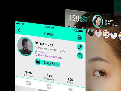17 V2 app chat design social streaming ui ux video