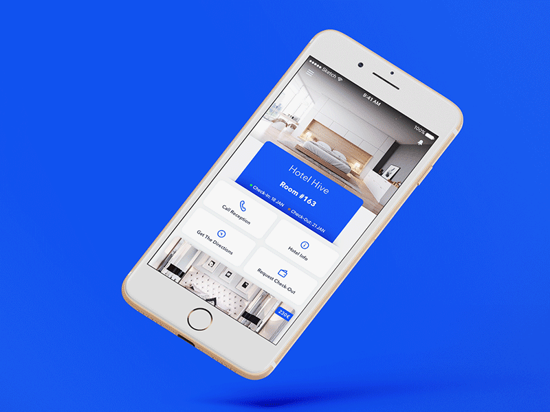 Hotel app app b2b design europe hotel hungerstein ios product ui ux