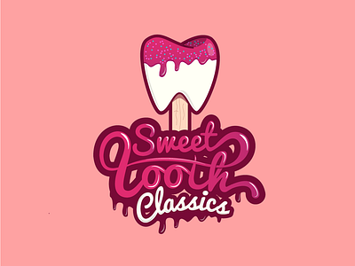 Sweet Tooth Classics branding design logo vector