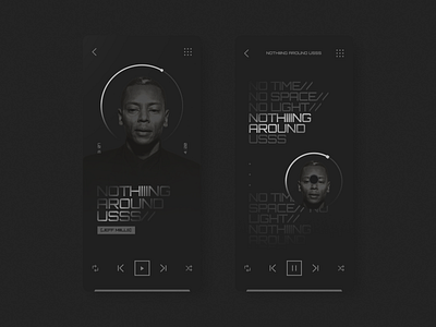 Music Player App app app design dj jeff mills music music app music player music player ui techno ui