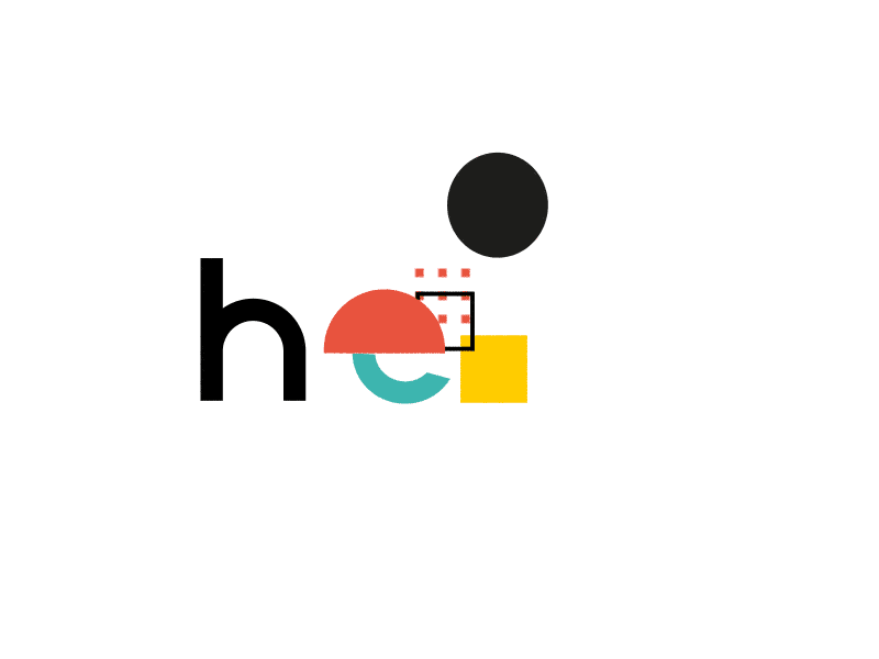 Hello Dribbble! animation branding logo motion graphics typography