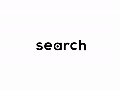 Search motion branding icon animation logo motion graphics typography