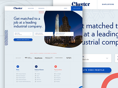 Cluster Web Re-Brand app branding design los angeles ui uidesign ux webapp website