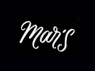 Mars Lettering fonts lettering logo logodesign typography