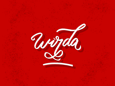 Wirda Lettering font lettering logo logodesign typography