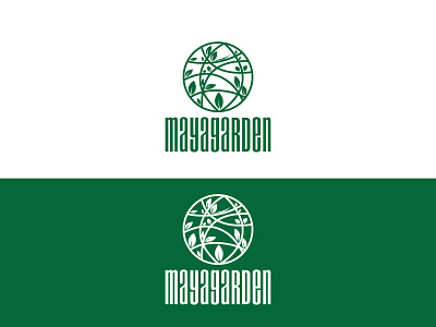 Maya Garden Logo logo restaurant logo vector