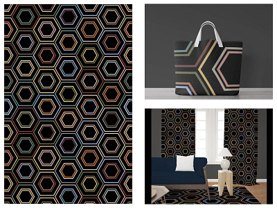 Geometricseamless polygon color pattern art carpet design fabric fashion interior pattern pattern design trend vector wallpaper