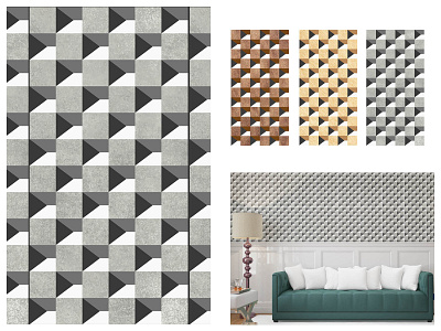 Brick art ceramic tiles design interior pattern pattern design