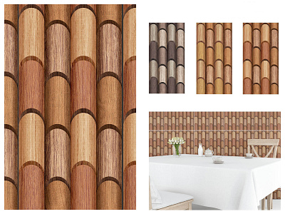 Logan Wood art ceramic tiles interior pattern pattern design