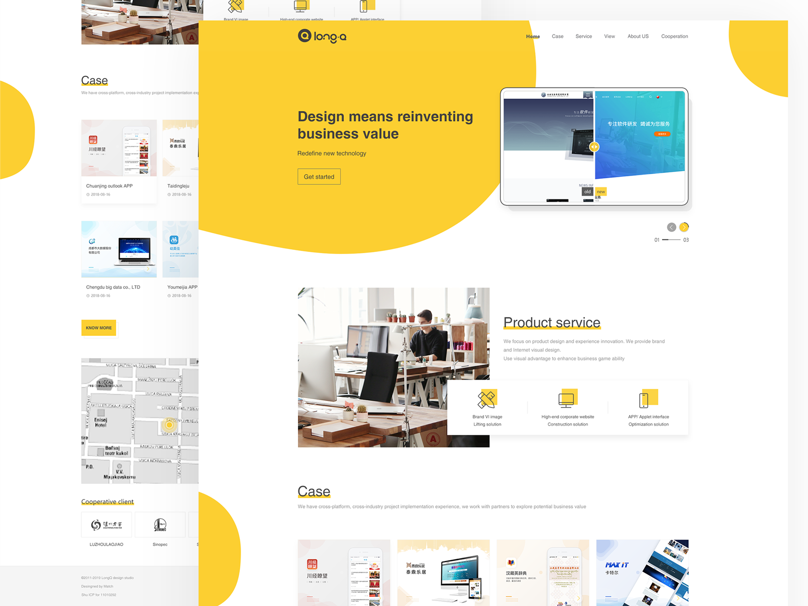 Website design by Match on Dribbble