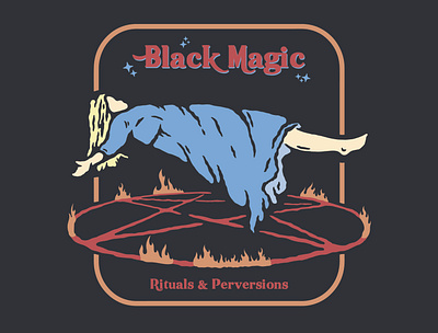 Black Magic Rituals & Perversions art artwork badge design designforsale illustration logo tshirtdesign vector vektor vintagedesign