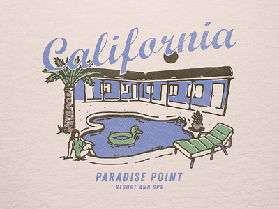 Paradise Point artwork branding design