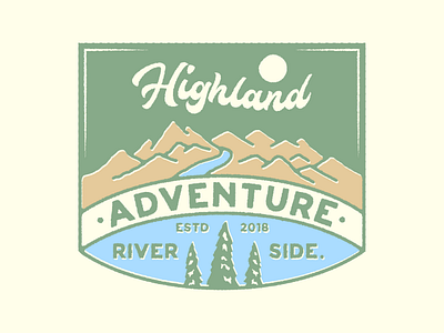 Highland badge design adventure