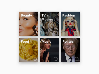 Topic Selection android byline mobile ui ux