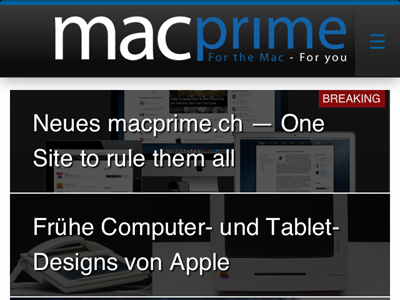 macprime Mobile Startsite