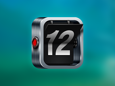 Alarm Clock Icon alarm alarm clock app app icon clock flip flip clock icon