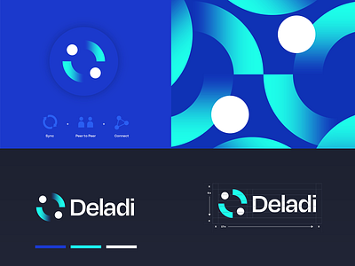 DELADI Logo brand branding identity logo logo design mark sync type vector