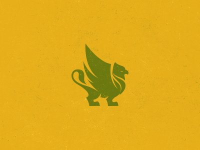Griffin animal bird brand branding griffin identity logo logo design logo mark minimal shape