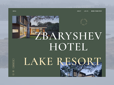 Hotel Website Main Page