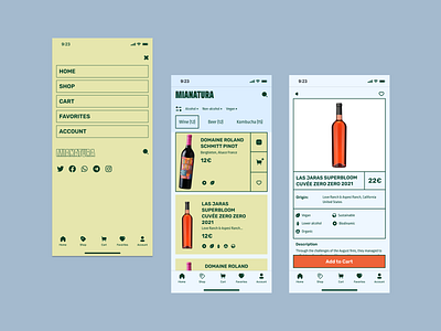 UI/UX for Organic Beverages Shop