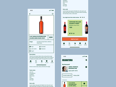 UI/UX for Organic Beverages Shop card cart eco nature product shop ui ux
