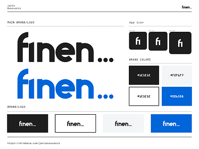 Finen... application brand/logo brand branding business logo