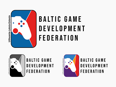 Baltic Game Development Federation art branding development game game art illustration logo logo design vector